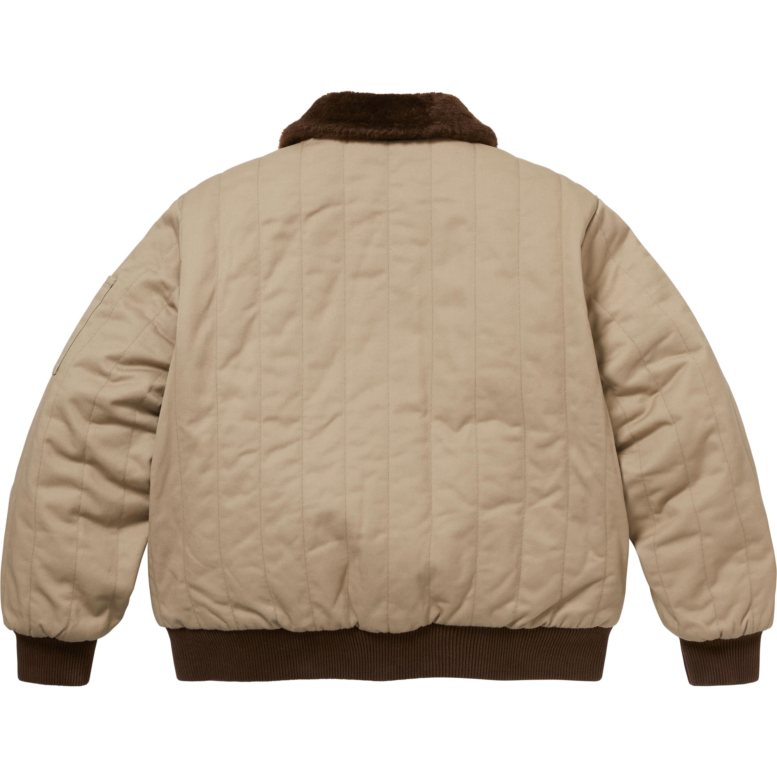 Supreme®/Dickies® Reversible Quilted Faux Fur Work Jacket view 16